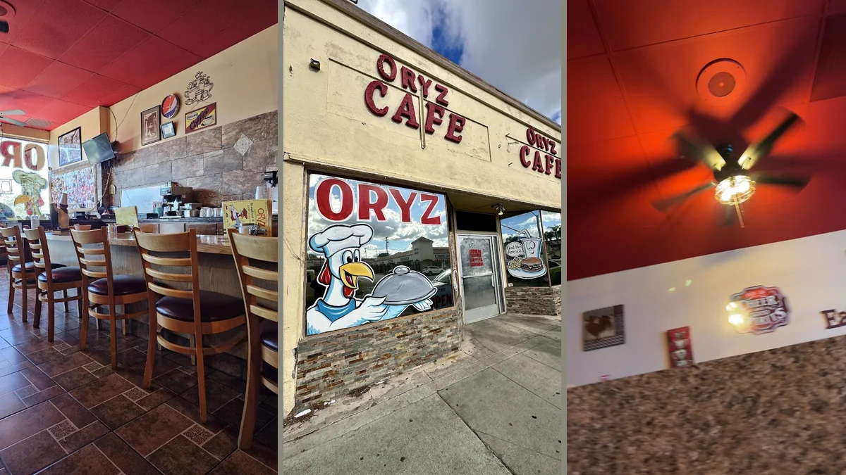 Comfort food served in a cozy diner space.