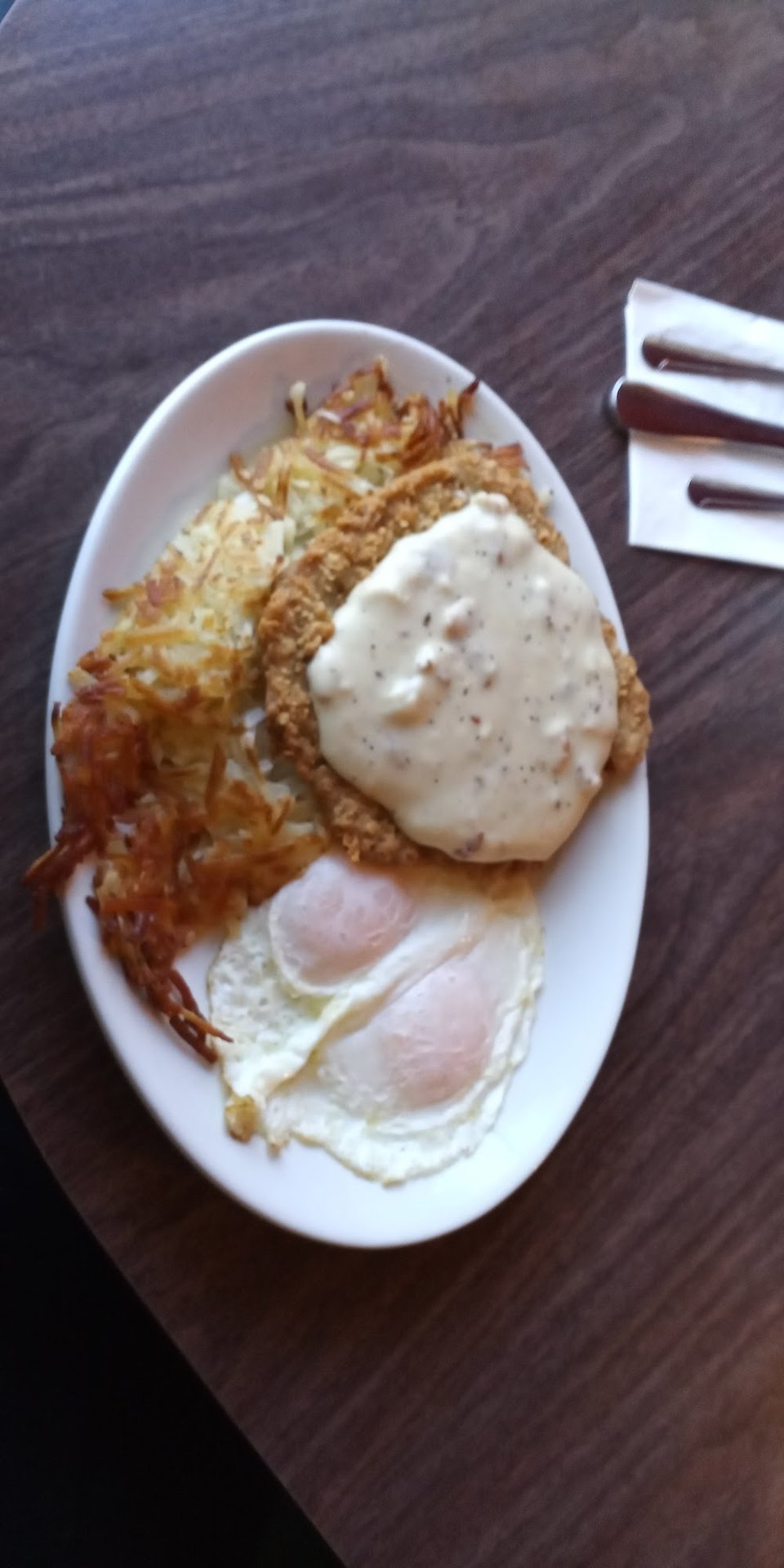 Chicken Fried Steak & Eggs
