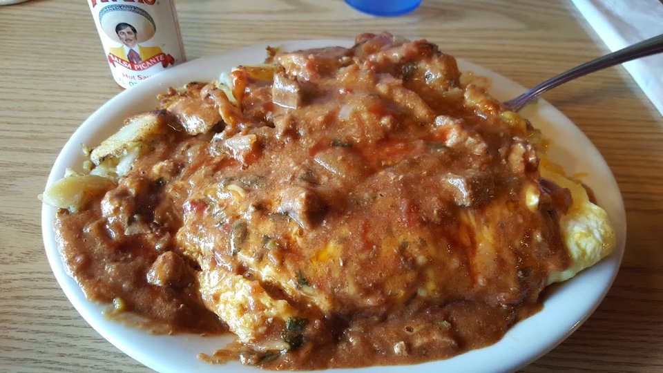 Chili Colorado Omelette
